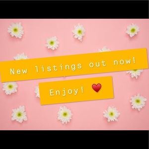 CHECK OUT MY NEW LISTINGS🌸🌸🌸🌸